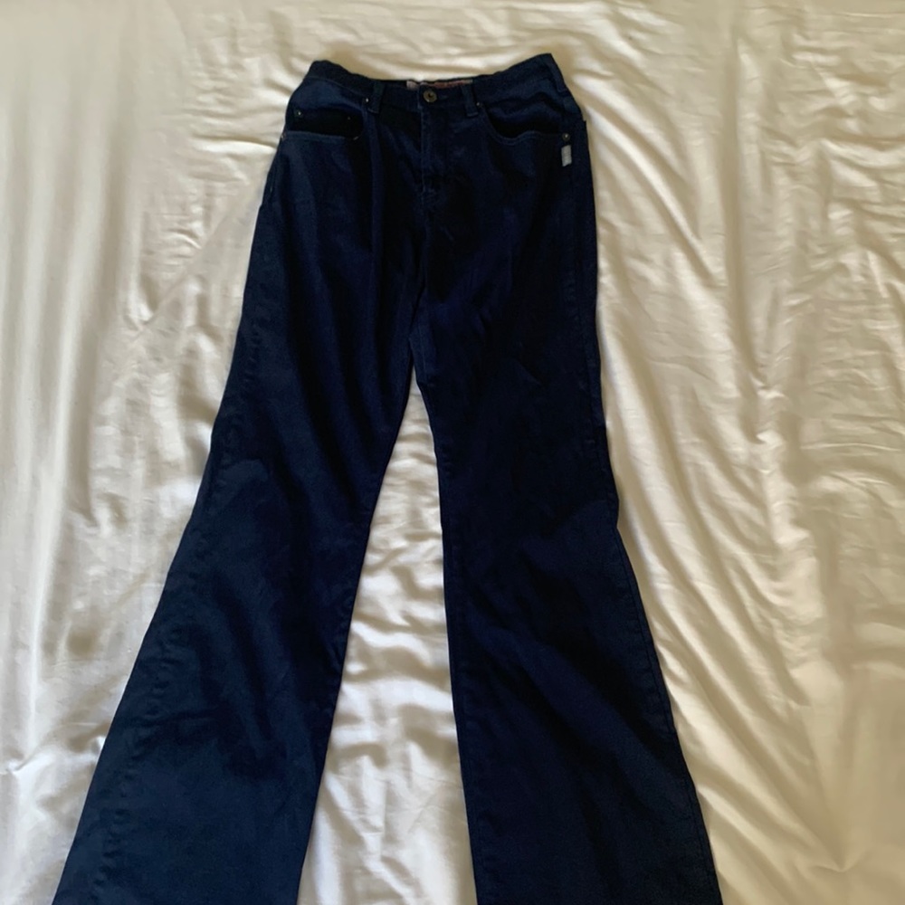 Silver Brand Dark Blue Nylon Jeans